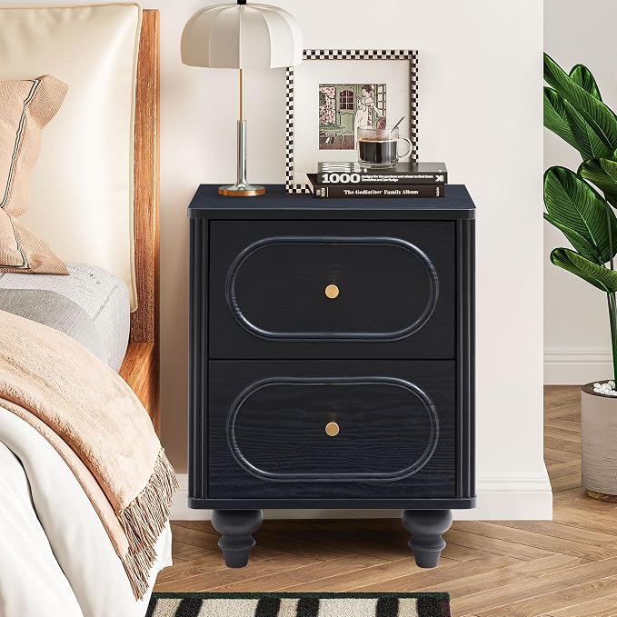2 Drawer Fluted Mini Small Dresser - Image 6