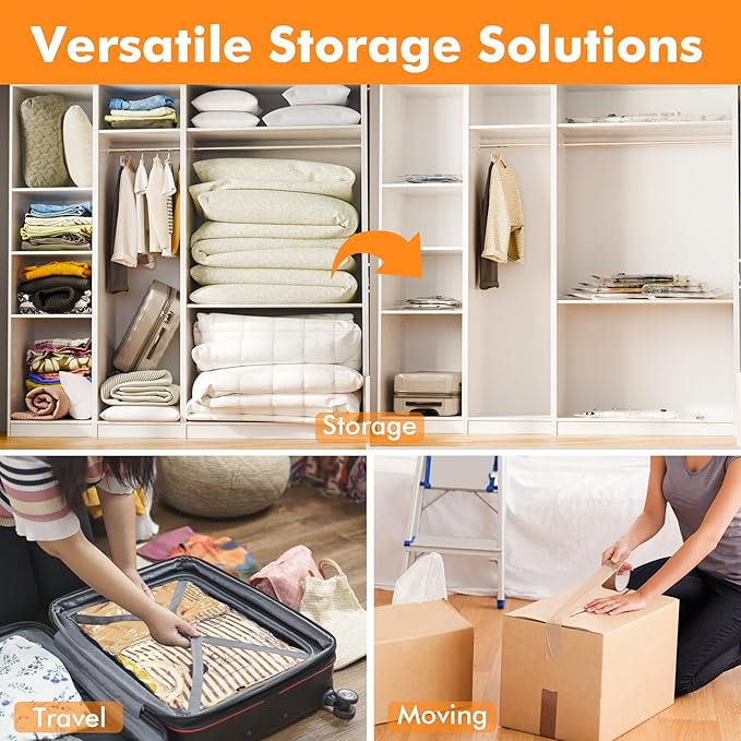 GONGSHI Vacuum Storage Bags, Space Saver Seal Bags - Image 4