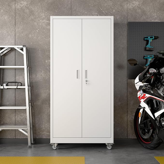 Aobabo 71" H×32" W×16" D Metal Storage Cabinet - Image 7