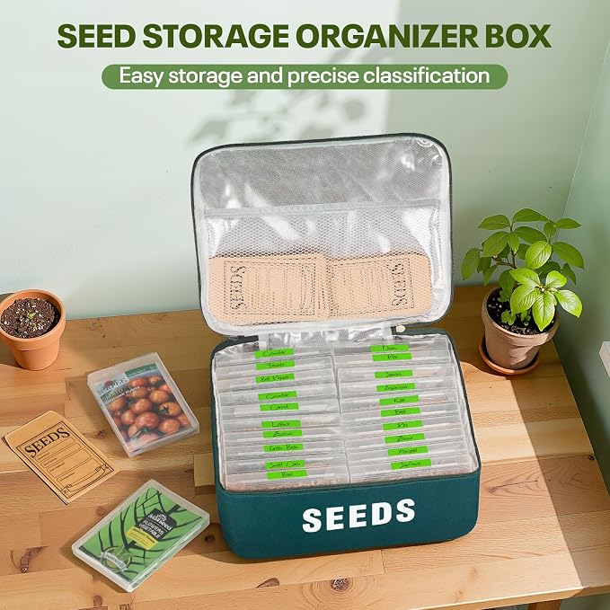 22 Slots Seed Storage Organizer Box - Image 6