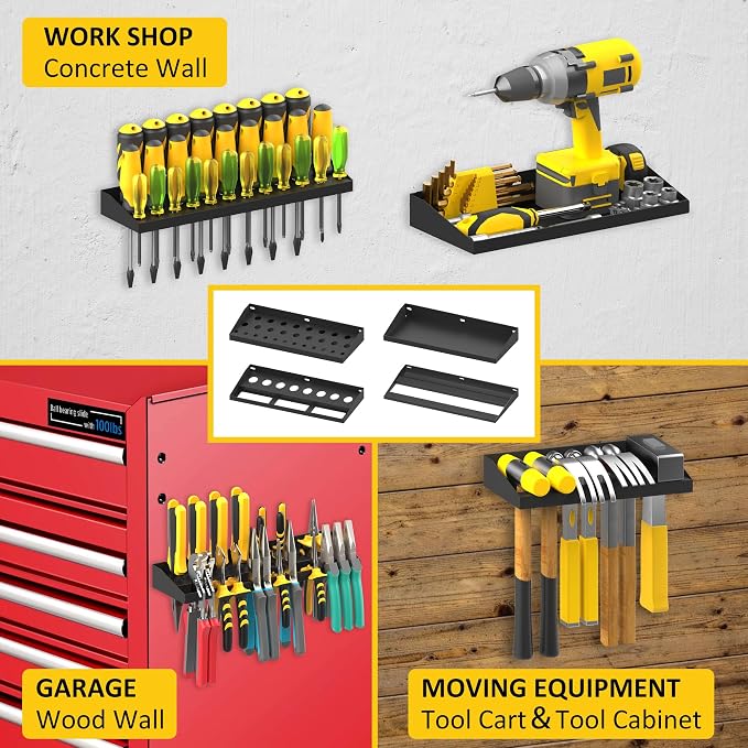 UNITEDPOWER Wall Mount Hand Tool Storage Set, Screwdriver Organizer, Pliers - Image 7