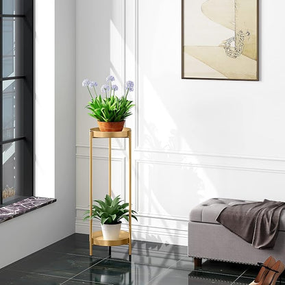 2 Tier Metal Flower Plants Holder - Image 6
