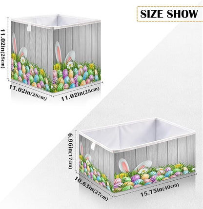 Easter Grass Eggs Closet Organizers Storage Cubes Storage Bins Shelf Baskets - Image 3