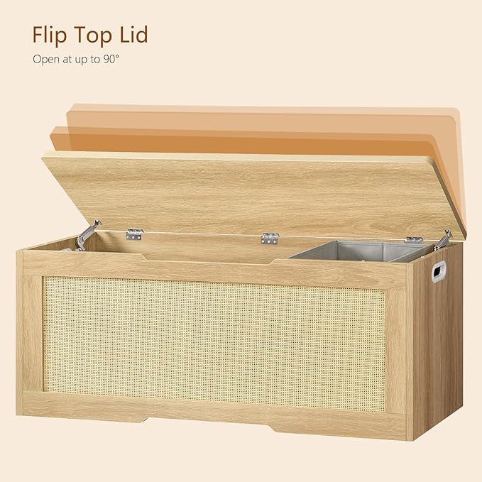 usikey 47.2" Large Storage Chest - Image 6