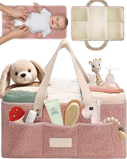 Baby Diaper Caddy Organizer by Toodly