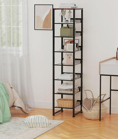 8 Tiers Vertical Shoe Rack, Corner Shoe Storage Organizer, Narrow Shoe Tower - Image 6