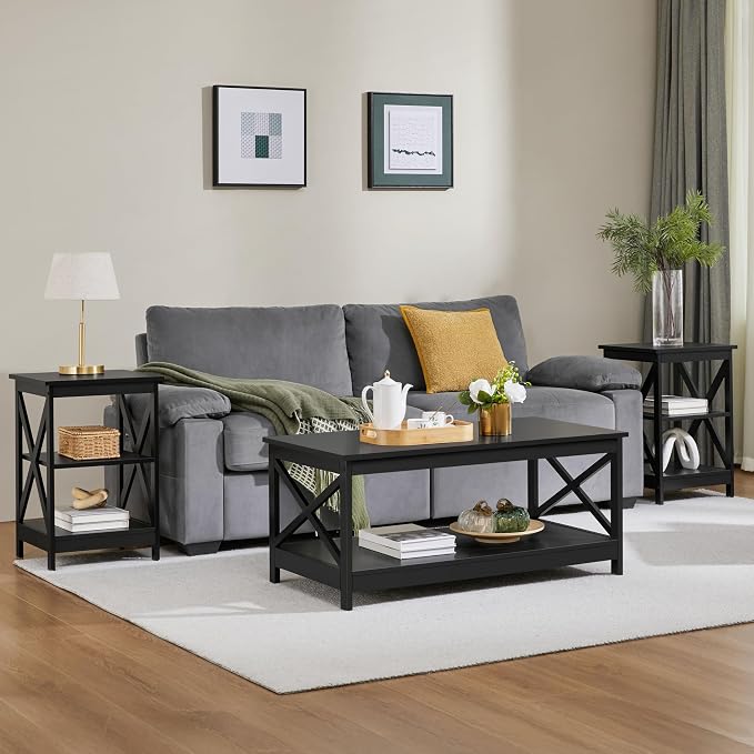 Yaheetech 3 Tier Sofa Side End Table - Image 4
