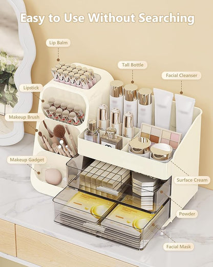 Makeup Organizer with Drawers, Skincare Organizer, Storage Box Cosmetic Display - Image 8