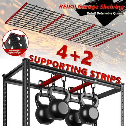 REIBII 2800LBS Garage Shelving 48.2" W Storage Shelves Heavy Duty 5-Tier - Image 4