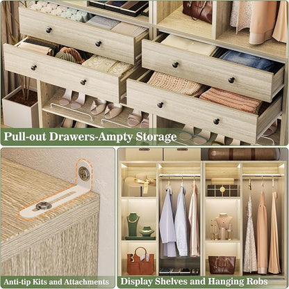 Besiost Closet System, Walk-in Closets Systems, Free Standing Reach in Closet - Image 5
