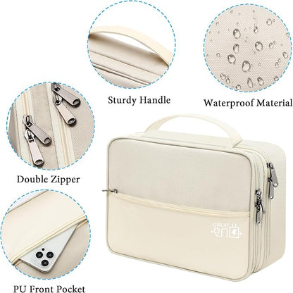 CILLA Electronic Organizer Travel Case, Travel Cord Organizer Case Portable - Image 3