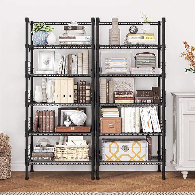 FUTASSI Metal Storage Rack, Storage Organizer Shelves - Image 4