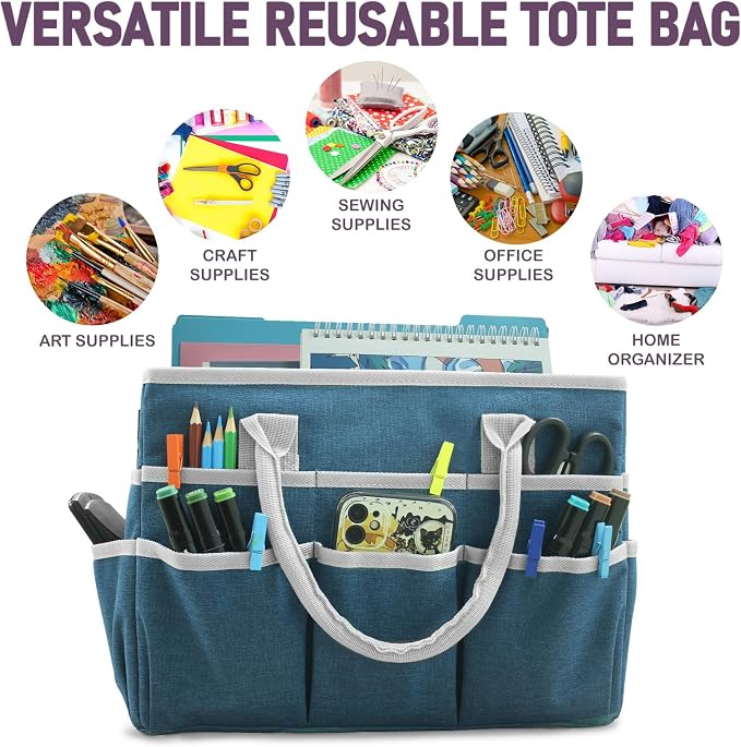 Cupohus Art Organizer Craft Storage Tote Bag - Image 2