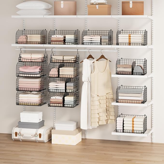SWTYMIKI Hanging Closet Organizer Storage - Image 2