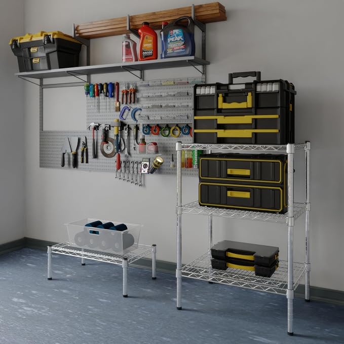 18" Deep x 24" Wide x 34" Height Wire Shelving Kit | 3-Tier |NSF Commercial - Image 5