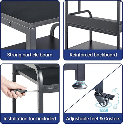 25.6" x 23.6" Extra Large Printer Stand Table - Image 8