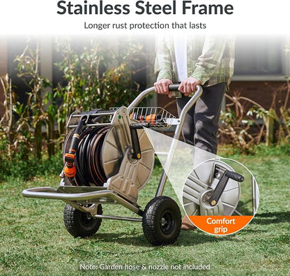 Giraffe Tools Garden Hose Reel Cart - Image 2