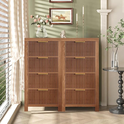 Modern 8-Drawer Solid Wood Dresser - Image 8