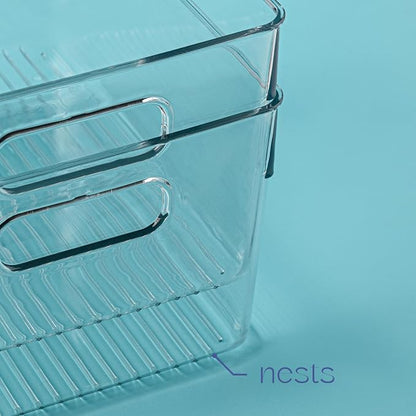 primebox Plastic Food Storage 4 Pack Clear Container Bin - Image 4