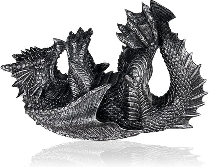 True 10143 Polyresin Dragon Wine Bottle Holder Decorative, Single Wine Bottle - Image 7