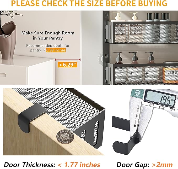 10-tier Over The Door Pantry Organizer - Image 6