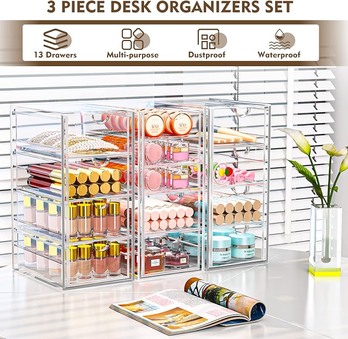 Acrylic Desk Organizers And Accessories - Image 6