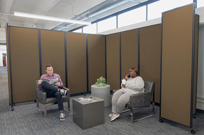 Versare Room Divider 360 Portable Wall Partition | Folding Panels | Large - Image 2