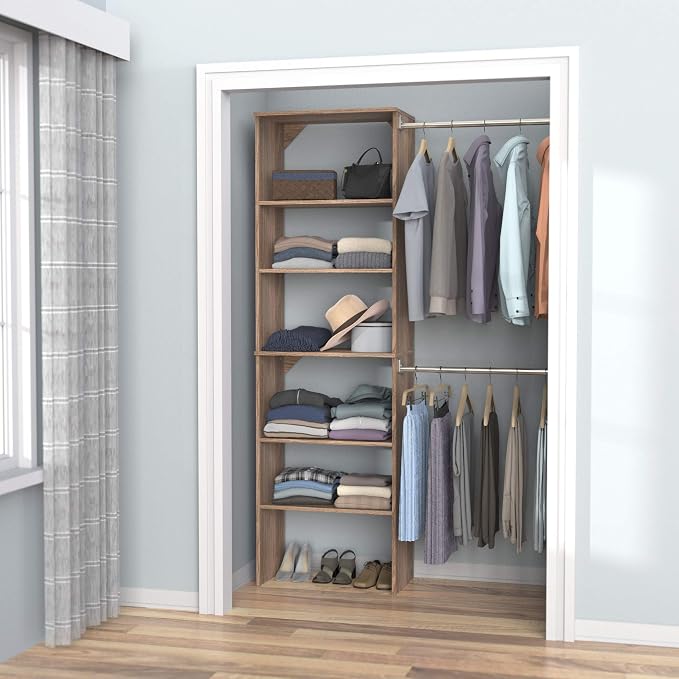 ClosetMaid SuiteSymphony Wood Closet Organizer Starter Kit - Image 9
