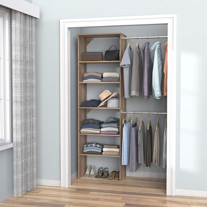 ClosetMaid SuiteSymphony Wood Closet Organizer Starter Kit - Image 9