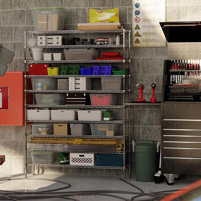 14" Deep x 60" Wide x 86" Height Wire Shelving Kit | 10-Tier | NSF Commercial - Image 5