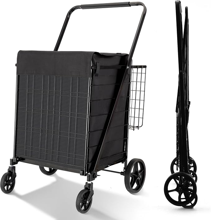 BIEAMA Folding Shopping Cart by BIEAMA
