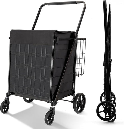 BIEAMA Folding Shopping Cart by BIEAMA