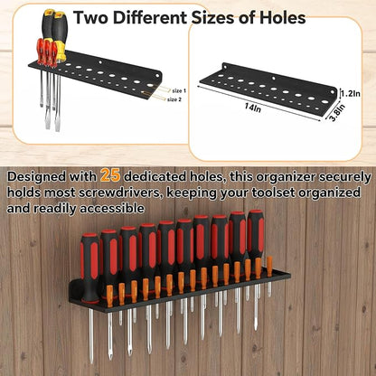 Wall Mount Screwdriver Organizer, Plier Organizer, Hammer Rack, Hand Tool - Image 3
