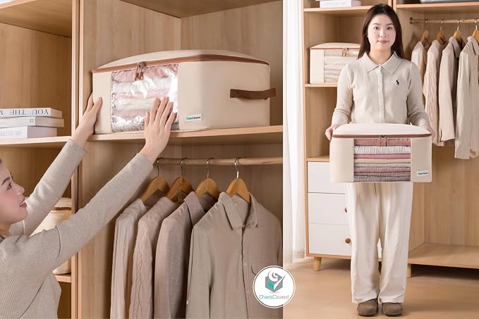 Chaos Cleared Canvas Storage Bags Designer Organizer - Image 9