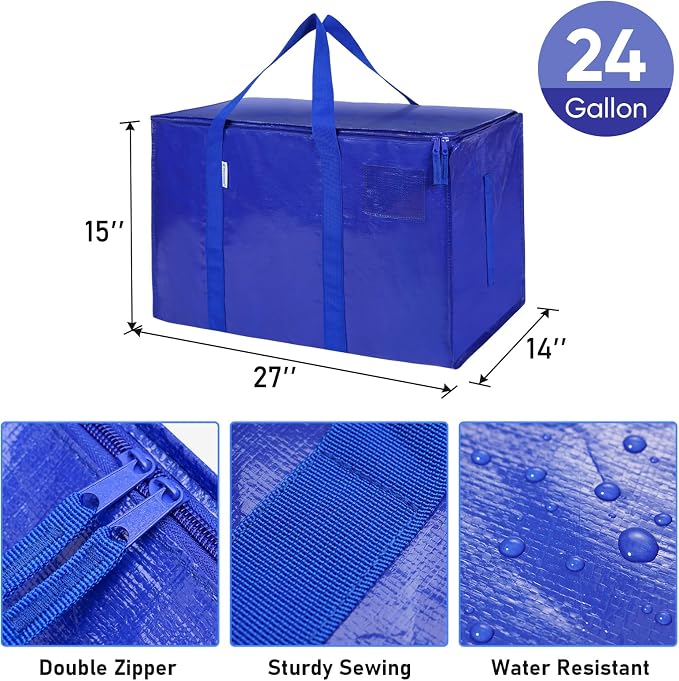 TICONN 2 Pack Extra Large Moving Bags - Image 3