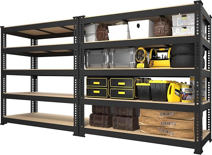 PrimeZone 48" W x 18" D x 72" H Garage Shelving Heavy Duty by PrimeZone