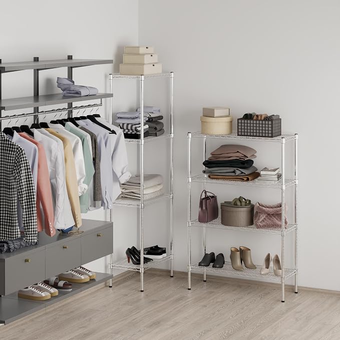 14" Deep x 36" Wide x 54" Height Wire Shelving Kit | 4-Tier | NSF Commercial - Image 7