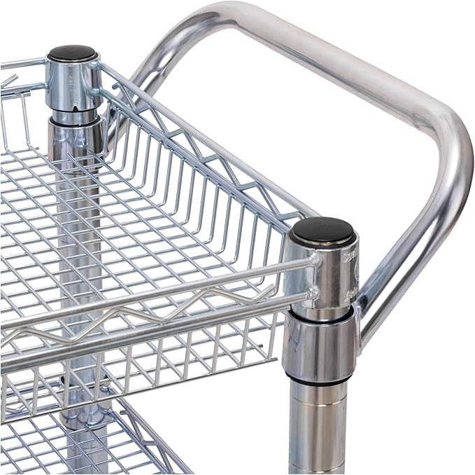 Seville Classics UltraDurable NSF Commercial Heavy Duty Metal Rolling Utility - Image 4