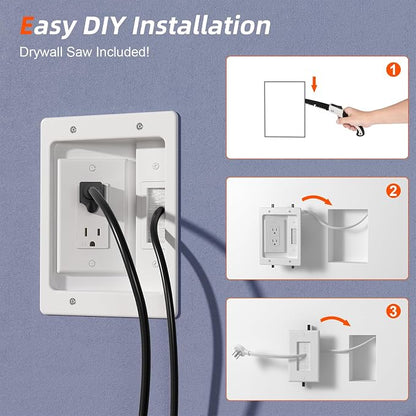 in Wall Cable Management Kit, TV Cable Hider Wall Kit - Image 5