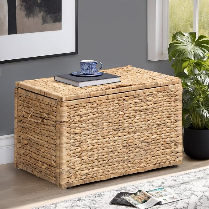 eHemco Storage Trunk with Metal Frame, 23.3 by 16.5 by 15.2 Inches | Safety - Image 2
