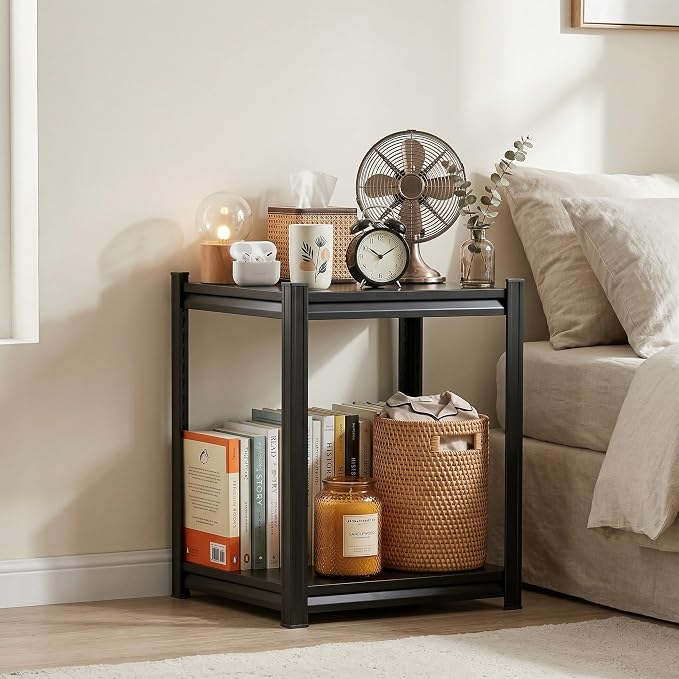 PRESTELION Garage Shelving 2-Tier Metal Storage Shelving Unit, Boltless - Image 4