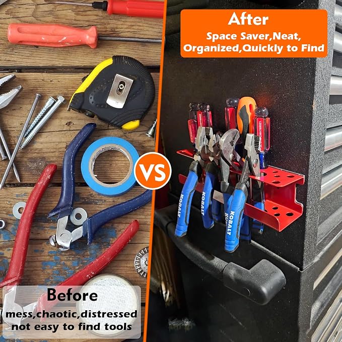 MUTUACTOR Magnetic Screwdriver Rack, Magnetic Tool Holder Durable Storage Holder - Image 6