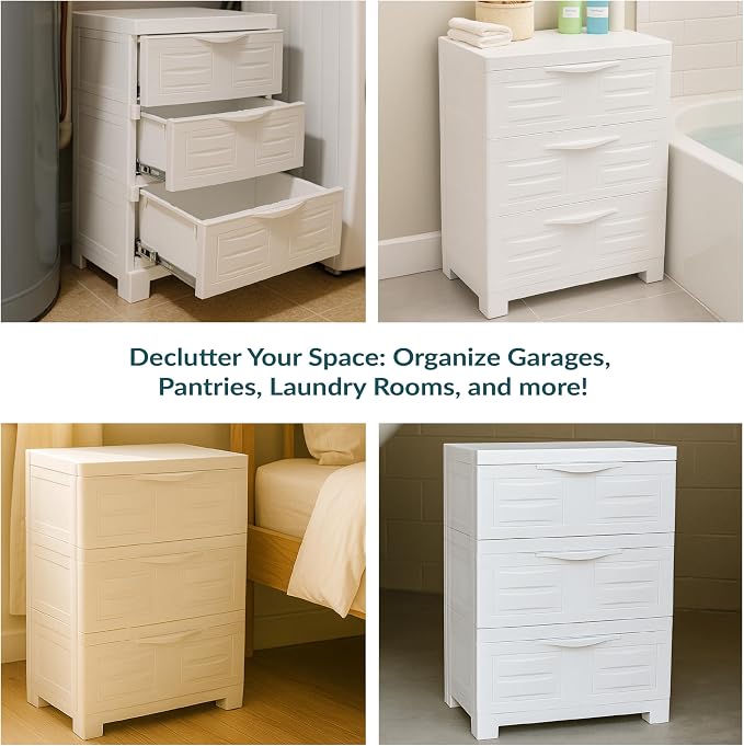 Sunnydaze 3-Tier Storage Cabinet - Image 7
