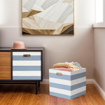 Foldable Cube Storage Bin Organizing Baskets Cubby Boxes Fabric Storage Cubes - Image 8