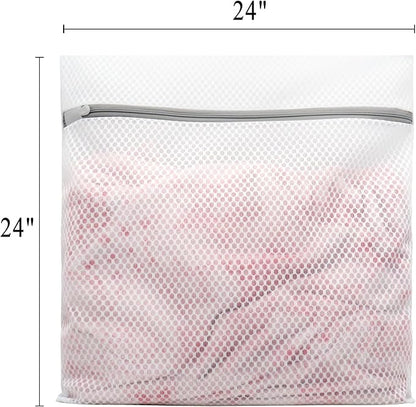 Muchfun 2Pcs Durable Honeycomb Mesh Laundry Bags - Image 5