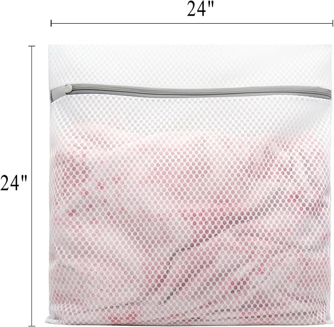 Muchfun 3Pcs Durable Honeycomb Mesh Laundry Bags - Image 5