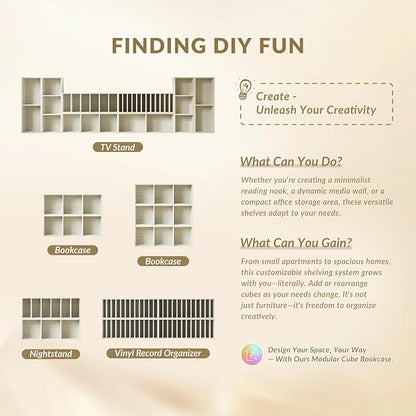 IOTXY DIY Modular Cube Bookcase - Image 7