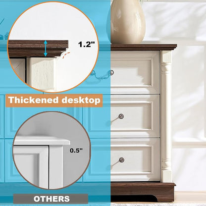 Farmhouse 6 Drawer Dresser - Image 7