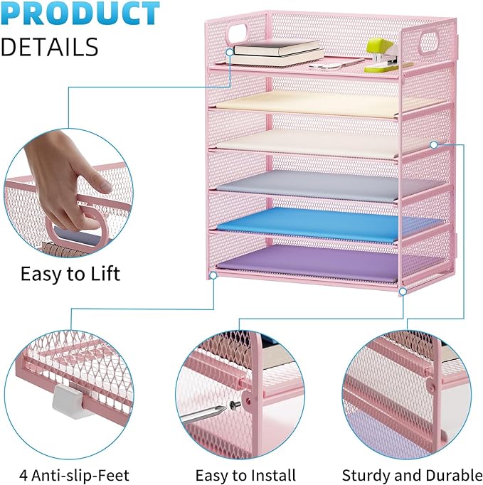 Marbrasse 2 Pack Desk Organizer - Image 2