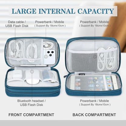 FYY Electronic Organizer, Large Travel Cable Organizer Bag Pouch Electronic - Image 3